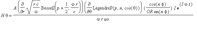 H*theta = A*Diff(sqrt(r*c/omega)*BesselJ(p+1/2,omeg...