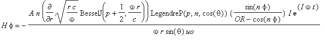 H*phi = -A*n*Diff(sqrt(r*c/omega)*BesselJ(p+1/2,ome...