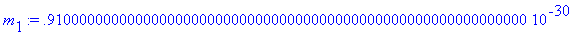 m[1] := .910000000000000000000000000000000000000000...