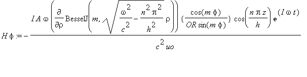H*phi := -I*A*omega*Diff(BesselJ(m,sqrt(omega^2/(c^...