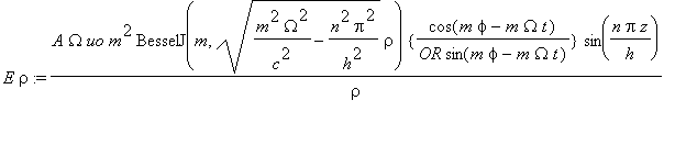 E*rho := A*Omega*uo*m^2*BesselJ(m,sqrt(m^2*Omega^2/...